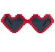 Окуляри з сердечками у червоній оправі (R0127077) R0127077 фото 3