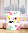 Постер для украшения вечеринки "Enjoy Summer" 2 размера без рамки (088911) 088911 фото