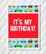 Постер для дня народження з машинками 2 розміри (03397) 03397 фото 4
