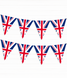 Гірлянда з прапорців "Британський прапор" 8 прапорців (02081) 02081 фото 3