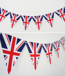 Гірлянда з прапорців "Британський прапор" 8 прапорців (02081)