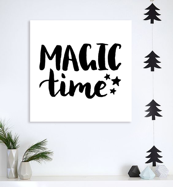 Новогодняя табличка для украшения интерьера дома "Magic time" (04154) 04154 фото