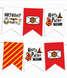 Паперова гірлянда з прапорців "Harry Potter" 12 прапорців (02217) 02217 фото 1