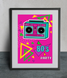 Постер для вечеринки "80s party" 2 размера (05087) 05087 (A3) фото 1