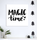 Новогодняя табличка для украшения интерьера дома "Magic time" (04154) 04154 фото 2
