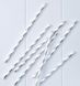Паперові трубочки "Silver white stripes" (10 шт.) straws-55 фото 2