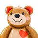 Фольгированный воздушный шарик Медведь на День Влюбленных 67х90 см (VD-71101) VD-71101 фото 4