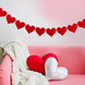Гирлянда-сердечки из фетра на День Святого Валентина "Red Hearts" 10 шт (VD-009) VD-009 фото 2