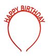 Аксессуар для волос-обруч "Happy Birthday" (красный) 2020-32 фото