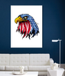 Декор-постер для американської вечірки "American Eagle" 2 розміри (AM8067)