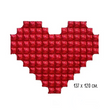 Величезна повітряна кулька у вигляді серця на День Закоханих 137х120 см (VD-71104)