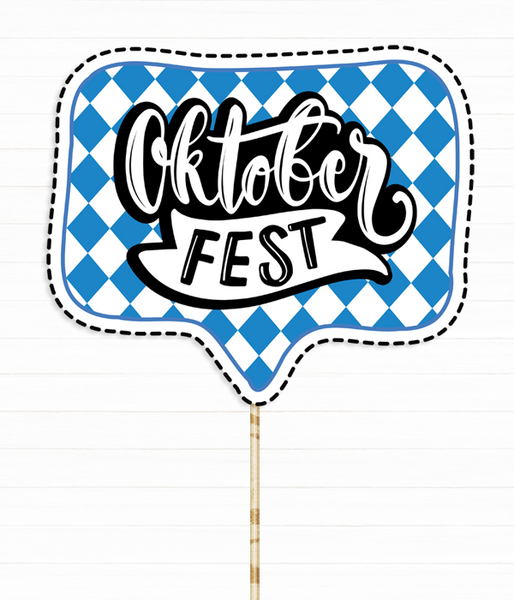 Фотобутафорія-табличка для фотосесії "Oktoberfest" (2020-208) 2020-208 фото