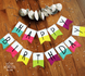 Стильная бумажная гирлянда на день рождения "Happy Birthday!" (02156) 02156 фото 2