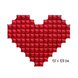 Величезна повітряна кулька у вигляді серця на День Закоханих 137х120 см (VD-71104) VD-71104 фото 1