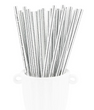 Бумажные трубочки "Silver" (10 шт.) straws-48 фото