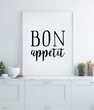 Постер для украшения кухни "BON appetit" 2 размера (50-22)