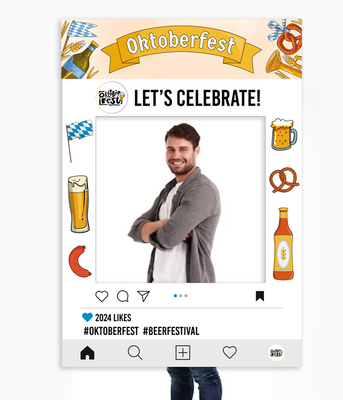 Інстаграм-рамка для фотосесії "Oktoberfest" різні розміри (0702024) 0702024 фото