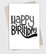 Стильная открытка "Happy birthday" 10x15 см (50-67) 50-67 фото 1