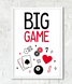Постер "BIG GAME"  2 размера (02249) 02249 фото 2