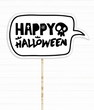 Фотобутафория-табличка для фотосессии на Хэлловин "Happy Halloween" (H-86)