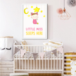 Постер для детской комнаты "Little Miss sleeps here" 2 размера (01780)