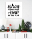 Новогодняя табличка для украшения интерьера дома "The most wonderful time of the Year" (04152) 04152 фото 2