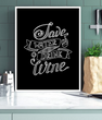 Постер для украшения кухни "Save water drink wine" 2 размера (50-29) 50-29 (А3) фото
