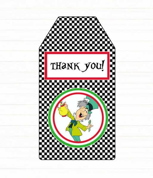 Ярлычки "Thank you" для украшения подарков гостям 10 шт (01658) 01658 фото