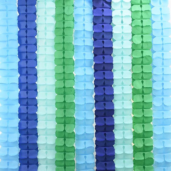 Об'ємна паперова гірлянда Aquamarine (3 метри) 079001 фото