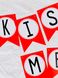 Паперова гірлянда із прапорців "Kiss me" (01206) 01206 фото 4