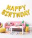Фольгировані повітряні кулі-напис Happy Birthday золоті 40 см (B372023) B372023 фото 2