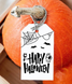 Ярлычок на Хэллоуин "Happy Halloween" 1 шт (H70255) H70255 фото 1