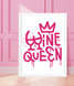 Декор для дома или ресторана-постер "Wine Queen" 2 размера (D25082) D25082 фото 1