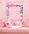 Рамка для фотосессии "Barbie" с тематическими элементами 100х70 см (B02815)
