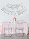 Фольгові повітряні кульки надпис Happy Birthday срібні літери 40 см (B382023) B382023 фото 4