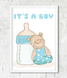 Постер для baby shower "It's a boy" 2 розміри (03091) 03091 фото 1