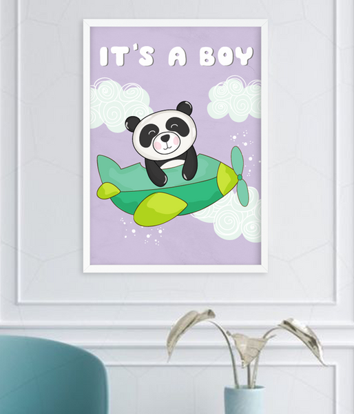 Декор-постер для baby shower "It's a boy" 2 розміри (05056) 05056 фото