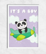 Декор-постер для baby shower "It's a boy" 2 розміри (05056) 05056 фото 3