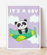 Декор-постер для baby shower "It's a boy" 2 розміри (05056) 05056 фото 1