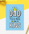 Поздравительная открытка для папы "Dad you are the King" (02241)