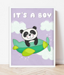 Декор-постер для baby shower "It's a boy" 2 размера (05056)
