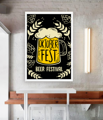 Декор-постер "Oktoberfest" 2 розміри без рамки (09030) 09030 фото