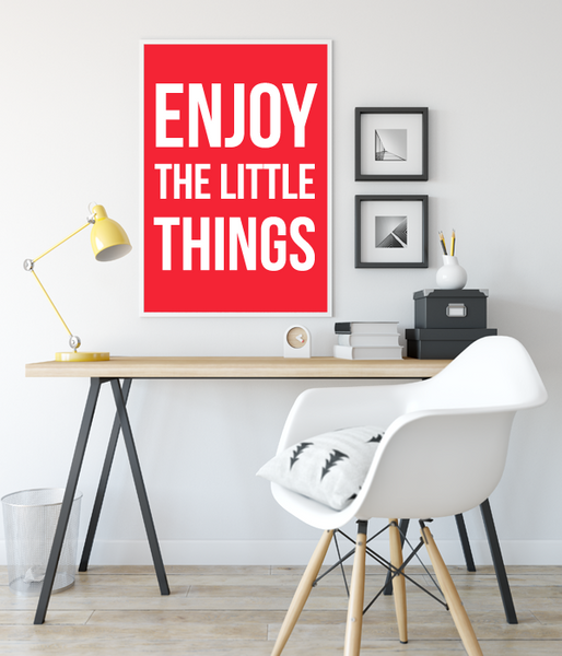 Постер "Enjoy the little things" 02535 фото
