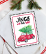 Дизайнерская новогодняя открытка Jingle all the way (03372) 03372 фото 1