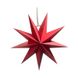 3D зірка картонна червона 1 шт 30 см (H078) H078 фото 1