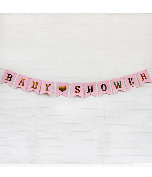 Бумажна гірлянда Baby Shower для дівчинки 2020-03 фото