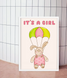 Постер для baby shower "It's a girl" 2 розміри (027801) 027801 фото 1