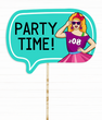 Табличка для фотосессии "PARTY TIME!" (05084)