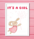 Постер для baby shower It's a girl 2 размера (03092) 03092 фото 3