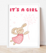 Постер для baby shower It's a girl 2 размера (03092) 03092 фото 4